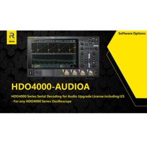 Запуск и анализ сигналов последовательной шины I2S DHO4000-AUDIOA