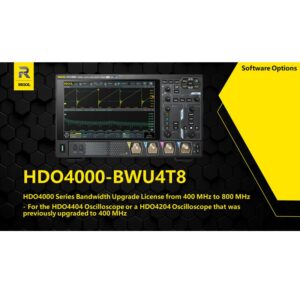 Опция расширения полосы пропускания с 400 до 800 МГц DHO4000-BWU4T8